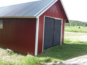 Inkädning byggnad 2